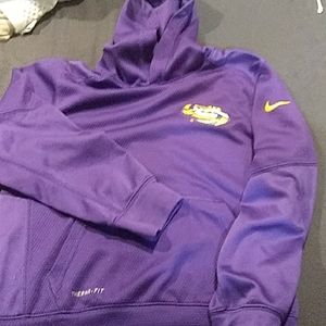 Boys Nike Therma LSU Hoodie